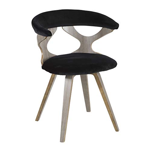 Light Grey Wood, Black Velvet