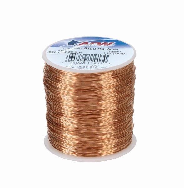 1lb Spool Copper Rigging Wire - Marine Grade, Flexible & Corrosion Resistant for Boat Rigging, Jewelry Making, and DIY Crafts | Perfect for Sailing, Fishing, and Art Projects