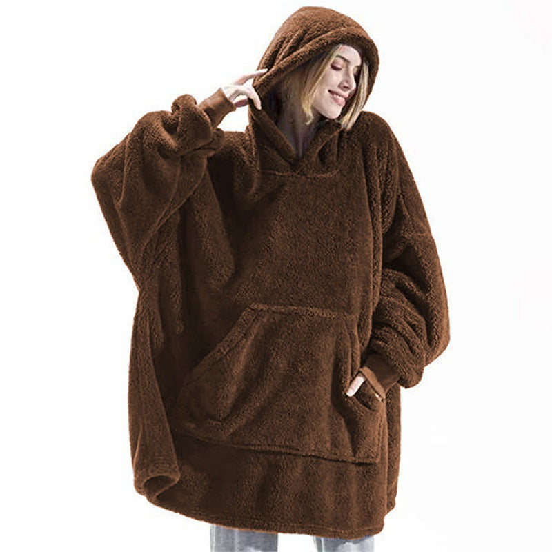 Women's Winter Hoodie Sweatshirt with Big Pocket - Cozy Fleece Hooded Pullover for Cold Weather - Perfect for Outdoor Activities, Casual Wear & Lounge