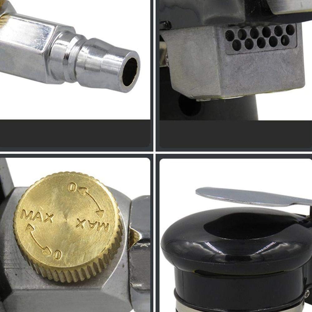 KP-6752 Pneumatic Triangle Sanding Machine - Small Sheet Metal Grinder for Fan Polishing & Surface Finishing | Ideal for Metalworking, Woodworking & DIY Projects