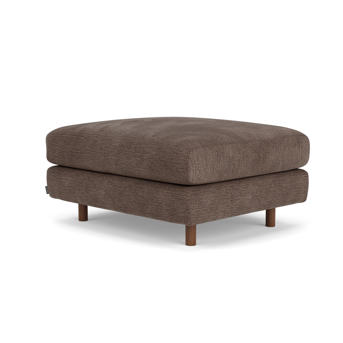 Dylan Fabric Ottoman - Soft and Stylish Footrest, Storage Bench, Living Room Accent Piece - Perfect for Small Spaces, Bedroom, or Lounge Area