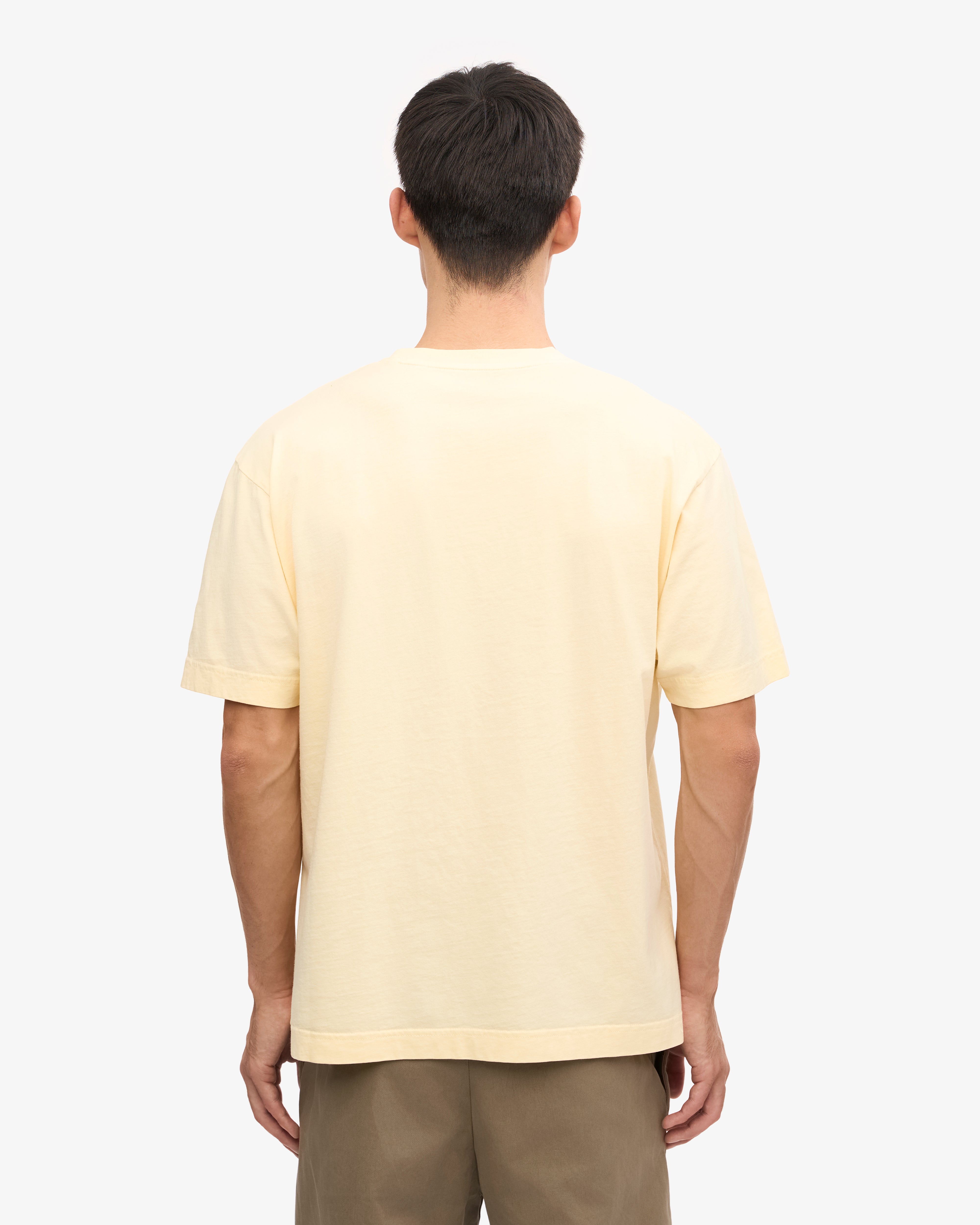 Oversized Organic Cotton T-Shirt for Women - Soft Yellow Comfort Fit - Perfect for Casual Wear, Lounge & Summer Outfits