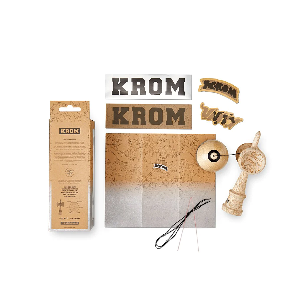Krom Unity Halcyon Kendama - Premium Japanese Skill Toy for Beginners & Pros - Perfect for Stress Relief, Hand-Eye Coordination & Fun Outdoor/Indoor Play