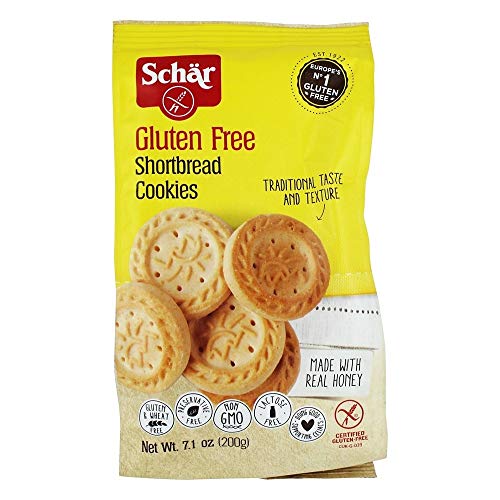 Schar Gluten Free Shortbread Cookies - 7.1 oz (Pack of 1) | Delicious Dairy Free Biscuits for Celiac Diet & Tea Time Snacks | Perfect for Gifting, Parties & Afternoon Tea