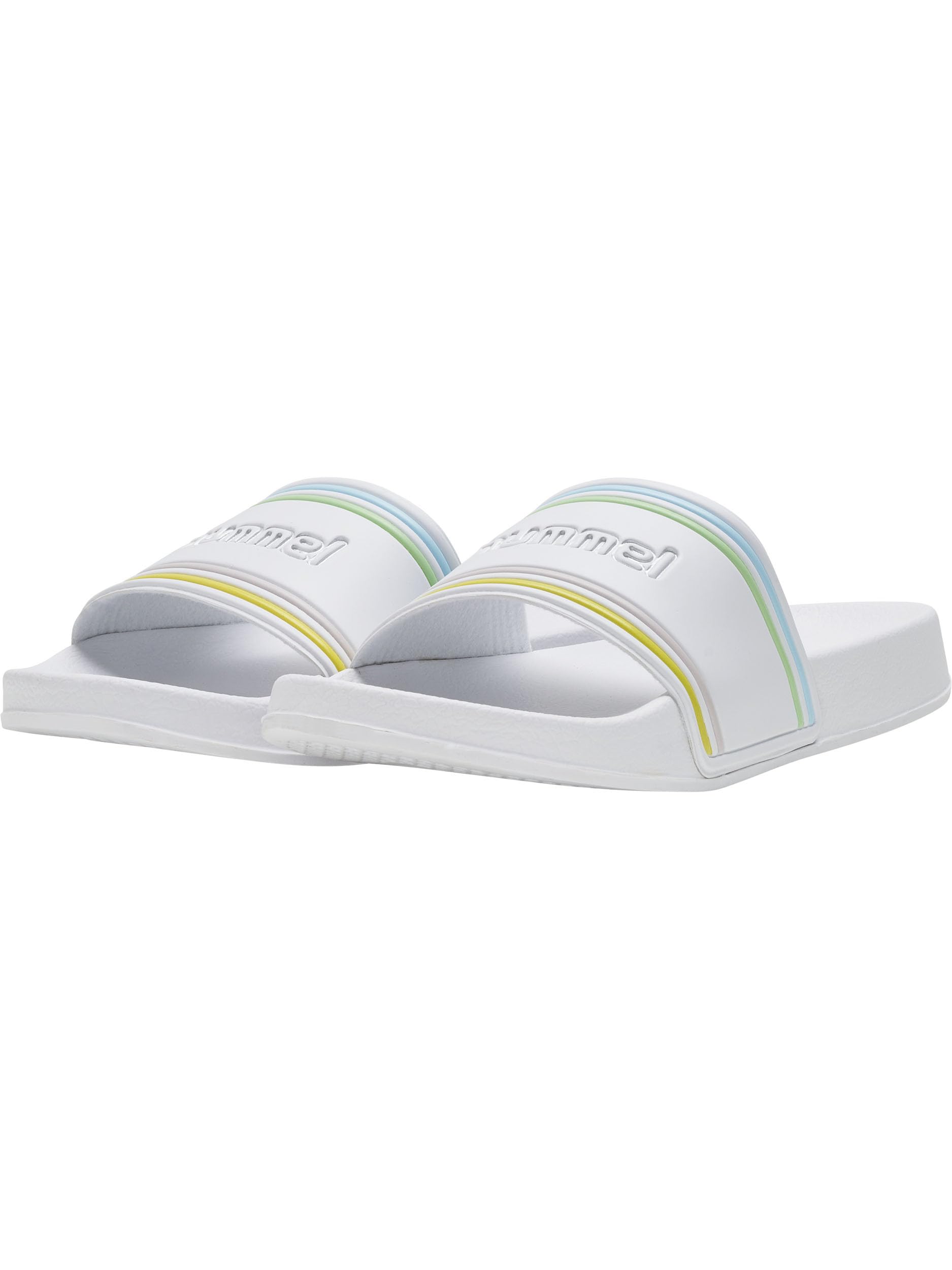 hummel Unisex Pool Slides - Retro Beach Sandals for Men & Women | Comfortable Bathroom Slippers for Poolside, Shower, Spa & Vacation