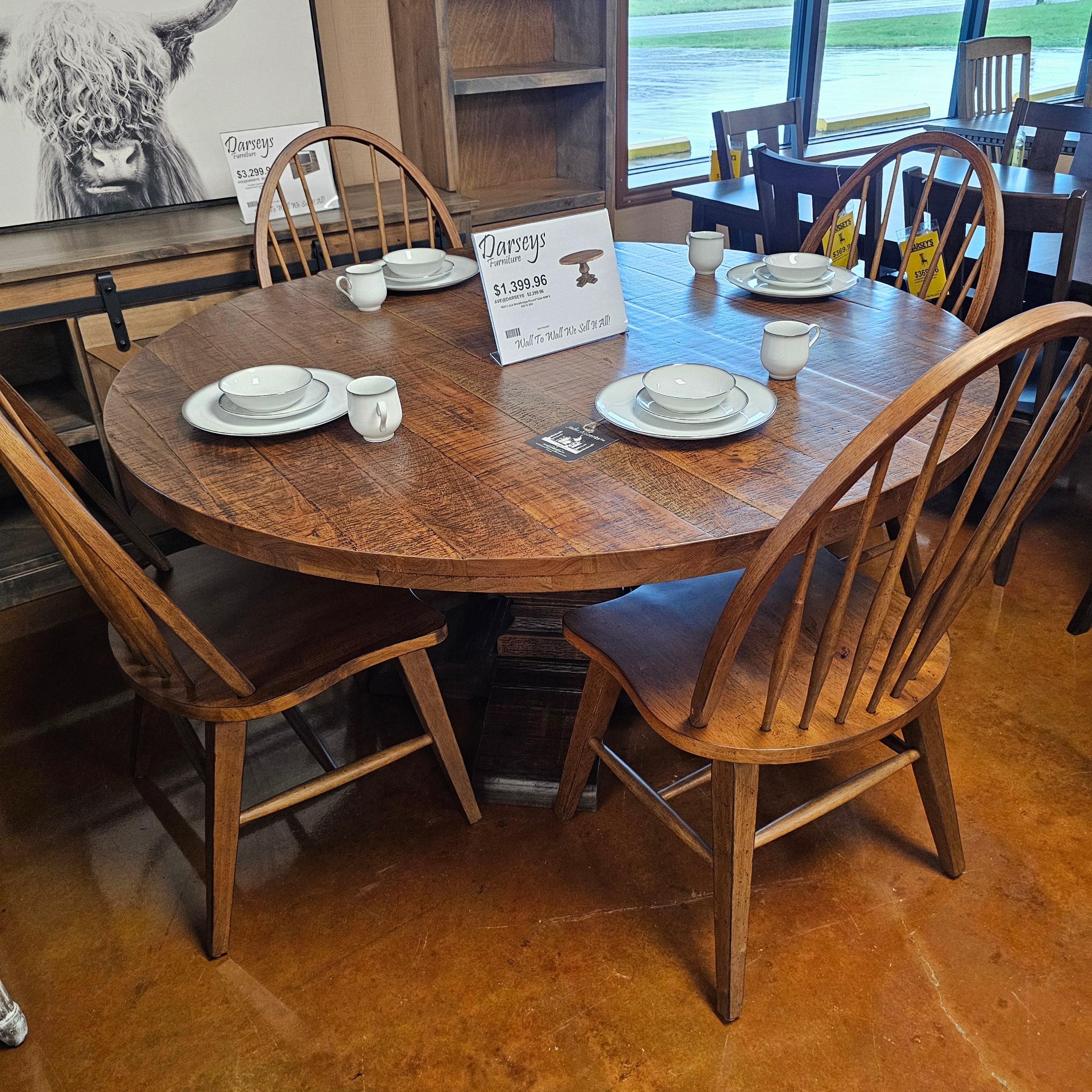 Woodbridge Round Dining Table 98211 JLA - Perfect for Family Gatherings, Kitchen, and Dining Room Decor