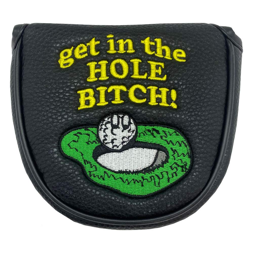 Giggle Golf Mallet Putter Cover - Premium Golf Club Headcover for Men & Women | Waterproof Golf Bag Accessory | Perfect for Driving Range, Course Play & Golf Tournaments