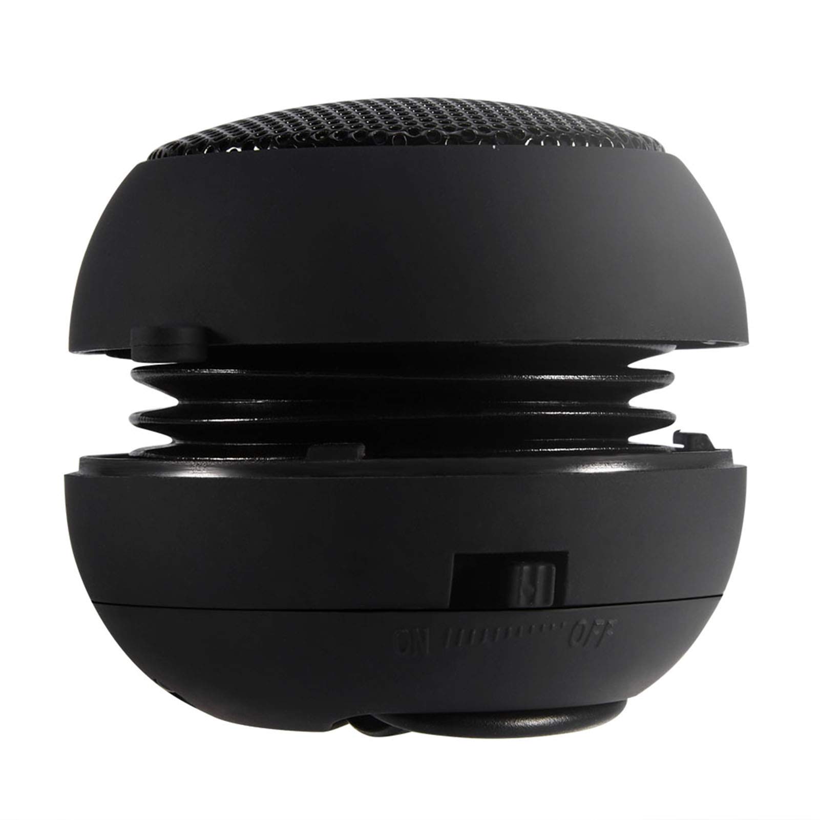 Lazmin Portable Bluetooth Speaker - Mini Wireless Rechargeable Hamburger-Shaped Speaker with Built-in Mic, Super Bass & HD Sound | Perfect for Travel, Shower, Bike Riding, Beach, Pool Parties & Outdoor Adventures (Black)