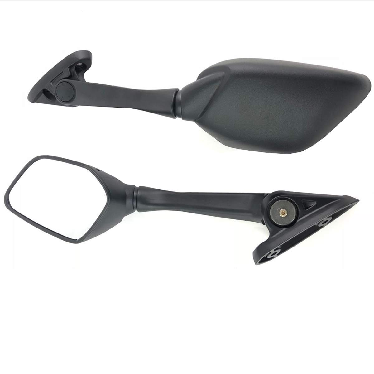 Motorcycle Side Mirrors for Yamaha YZF R3 R25 (2015-2017) - Blind Spot Rearview Mirrors, Black - Perfect for Street Riding and Commuting