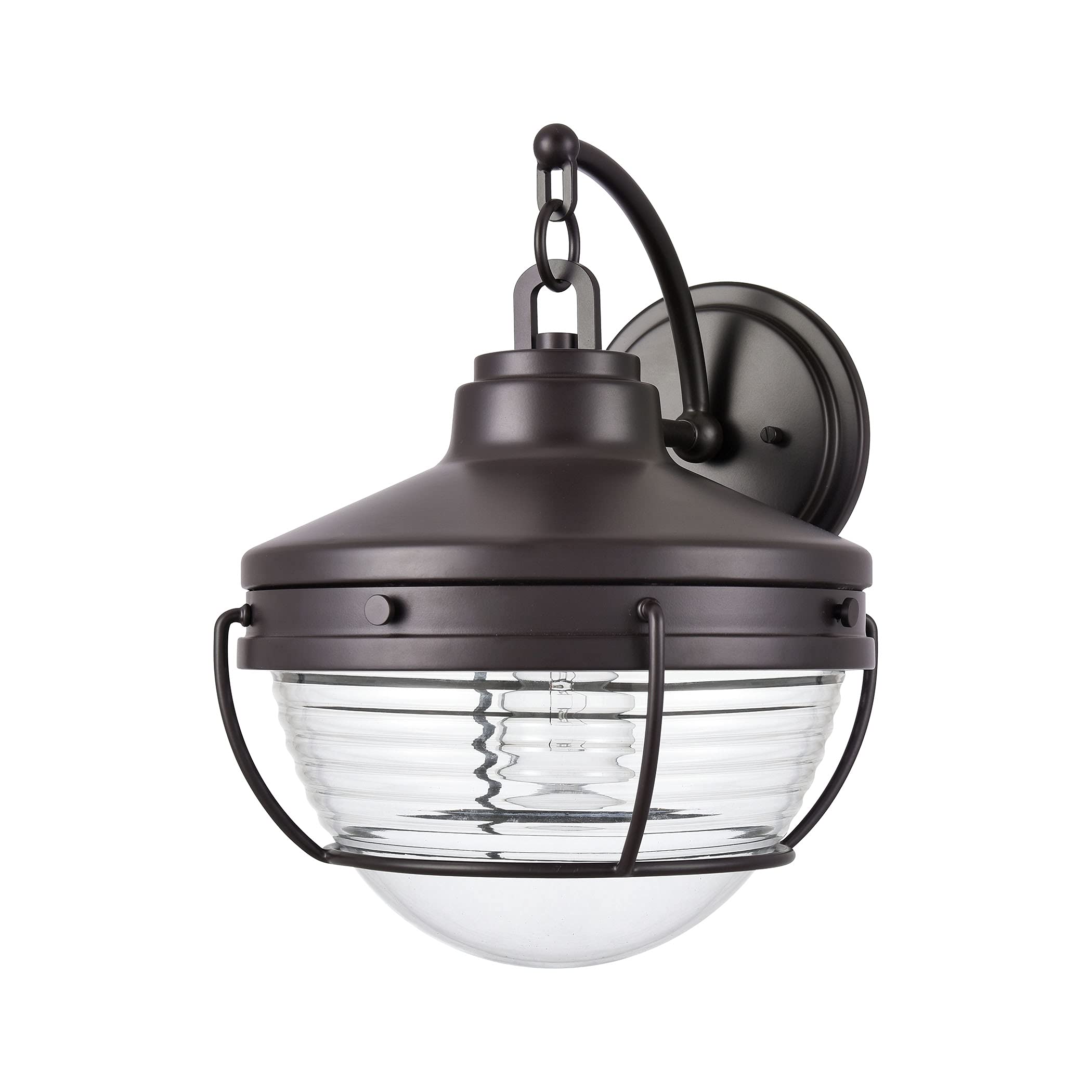 Elk Home Eastport 1-Light Outdoor Wall Sconce - Weatherproof Exterior Lighting for Porch, Patio, Garage & Entryway