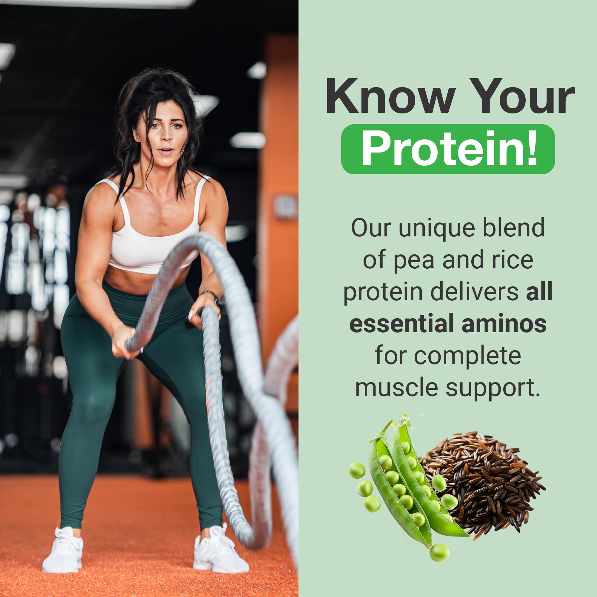 PEScience Select Vegan Plant Based Protein Powder - Peanut Butter Delight Flavor, 27 Servings, Premium Pea & Brown Rice Protein Blend for Muscle Recovery & Post-Workout Nutrition | Ideal for Smoothies, Baking & Healthy Snacks