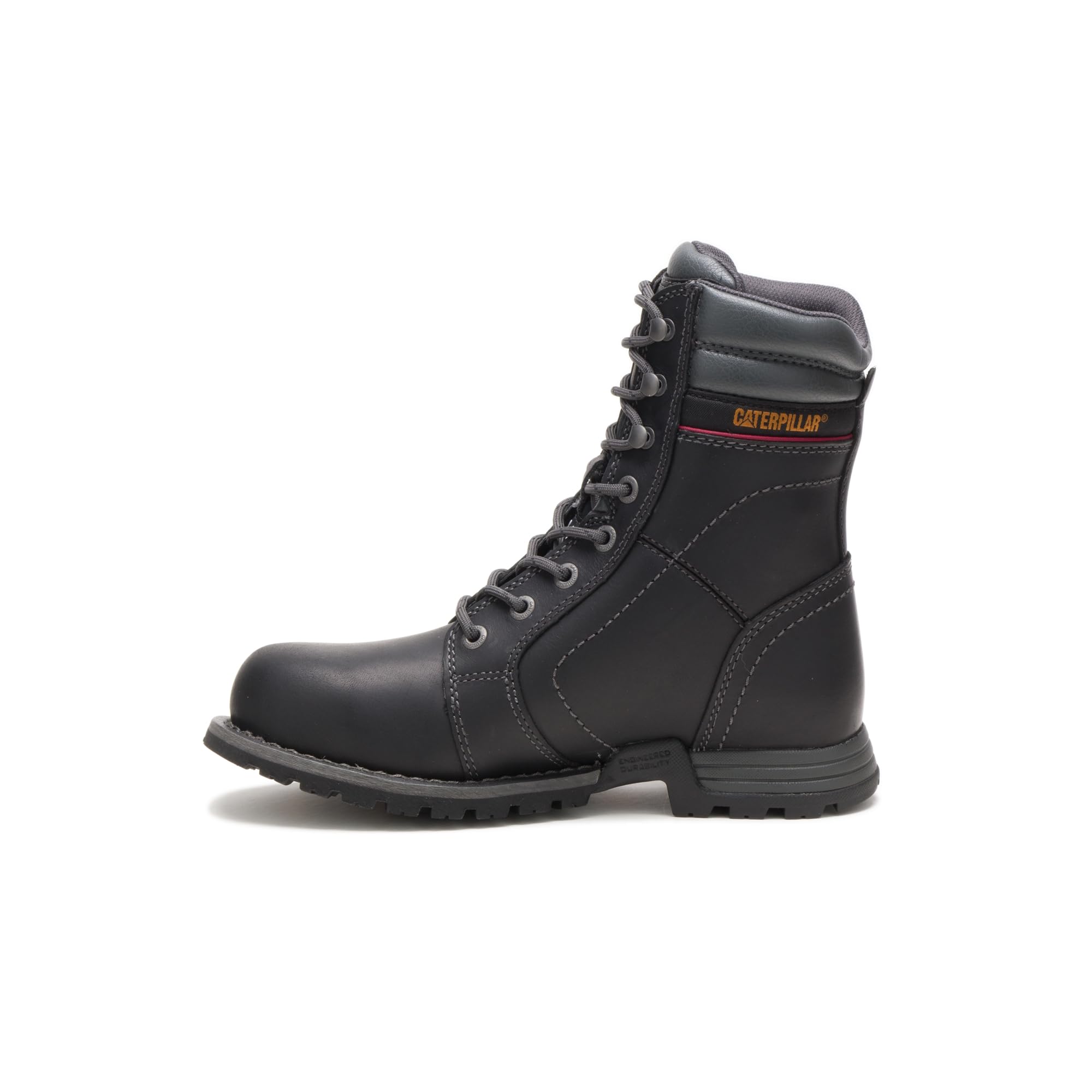 Cat Footwear Women's Echo Waterproof Steel Toe Work Boots - Durable Safety Shoes for Construction, Hiking & Outdoor Work (OSHA Compliant)