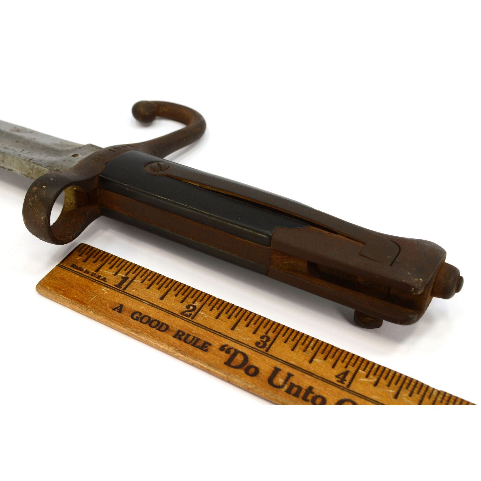 Antique Torino M1871 Sword Bayonet for Vetterli Vitali Rifles - Italian Military Collectible BG 1041 - Perfect for Historical Reenactments & Weapon Collections