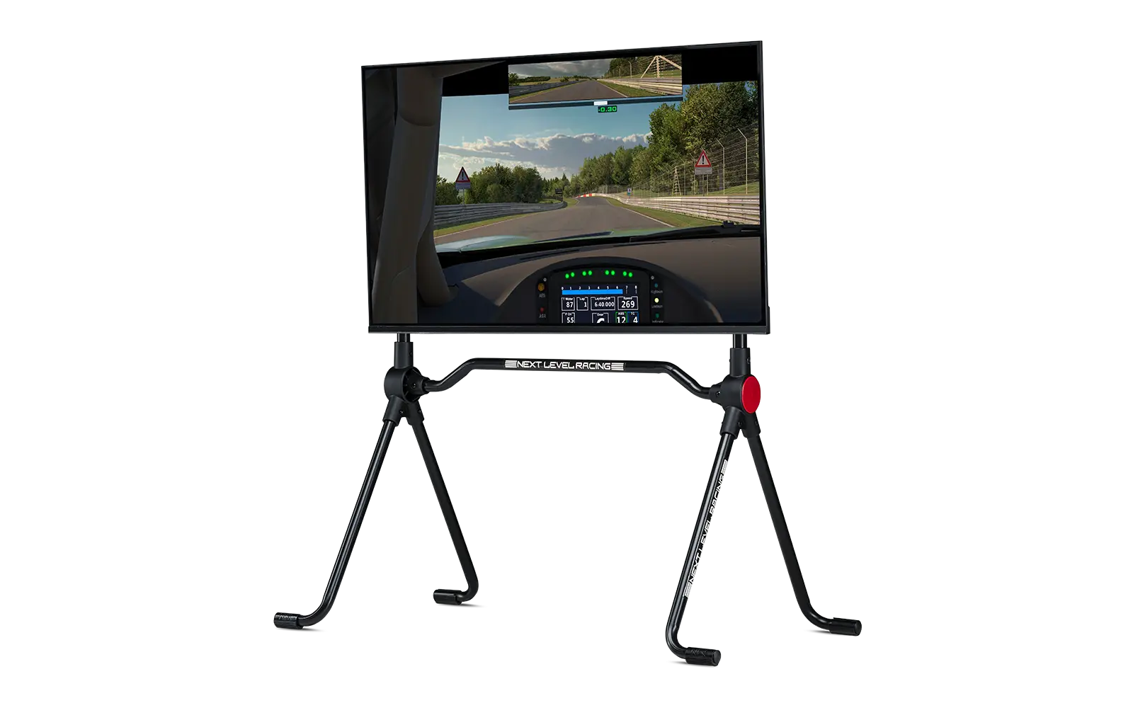 Next Level Racing Lite Monitor Stand - Adjustable Racing Cockpit Stand for Simulator Gaming | Perfect for Flight & Driving Simulators, Home Racing Setups