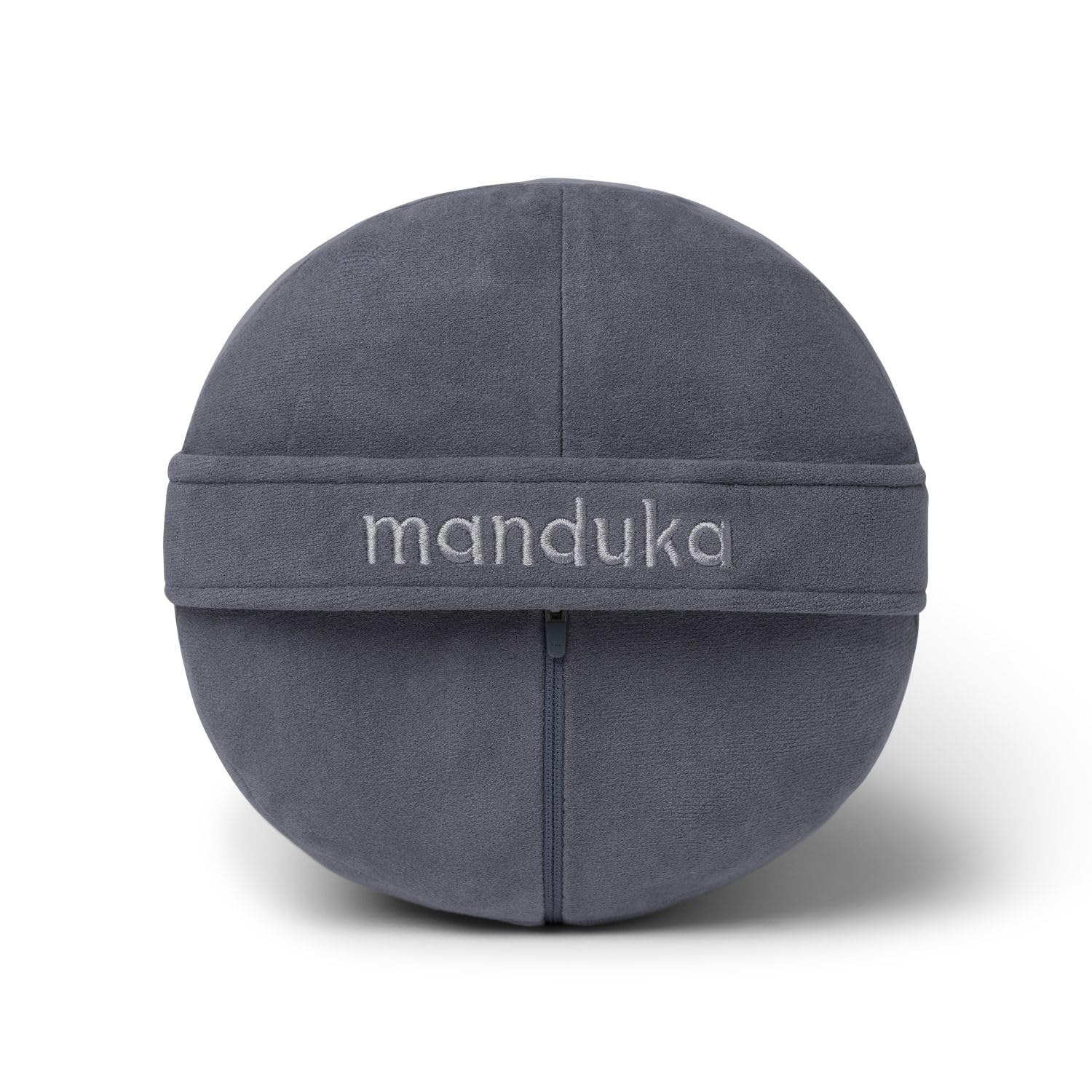 Manduka Enlight Bolster Pillow - Yoga Meditation Pillow with Washable Microfiber Cover, Ergonomic Curved Design for Yoga, Pilates & Workout Support | Perfect for Home Studio, Gym & Relaxation