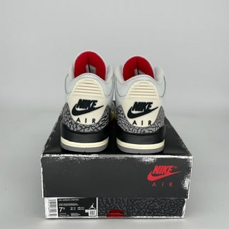 Original Air Jordan 3 White Cement Reimagined Men's Basketball Shoes Size 7.5 DN3707 - Retro Sneakers for Casual Wear, Street Style & Sneaker Collectors