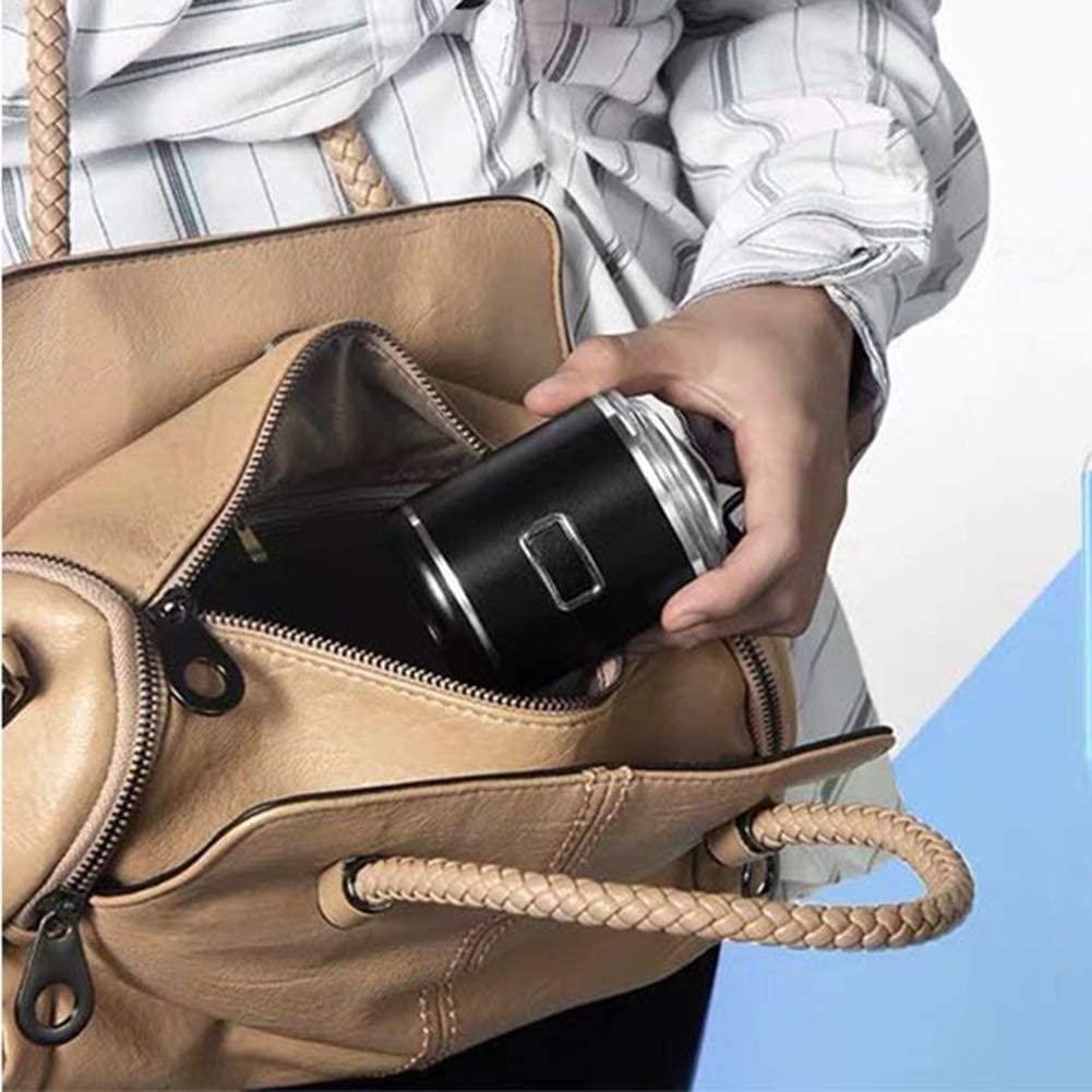 Portable Hydrogen-Rich Water Bottle with SPE PEM Technology - USB Rechargeable Alkaline Water Ionizer Generator for Home, Travel & Gym - Glass Hydrogen Water Cup for Detox & Hydration - Perfect for Daily Wellness, Outdoor Activities & Office Use