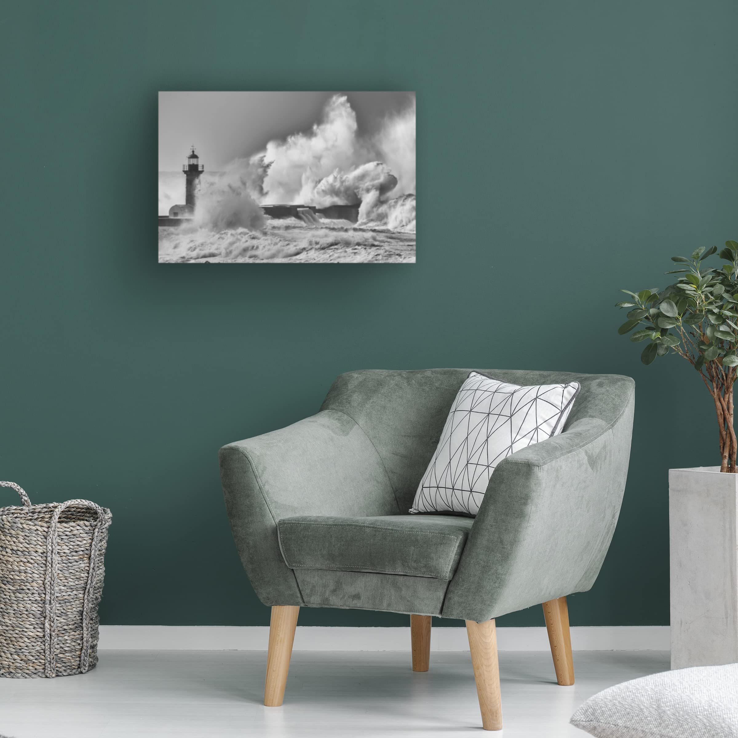 Trademark Fine Art 'Whirlwind' Canvas Wall Art by Ricardo Leal - Modern Abstract Painting for Living Room, Bedroom & Office Decor