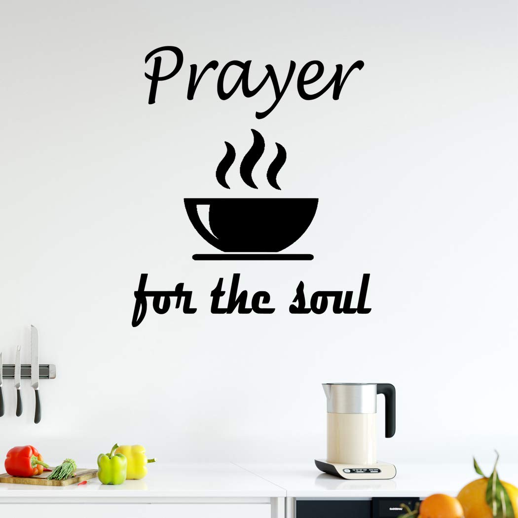 Inspirational Prayer Vinyl Wall Decal - Motivational Quote Sticker for Home & Office Decor | Perfect for Bedroom, Living Room & Prayer Room
