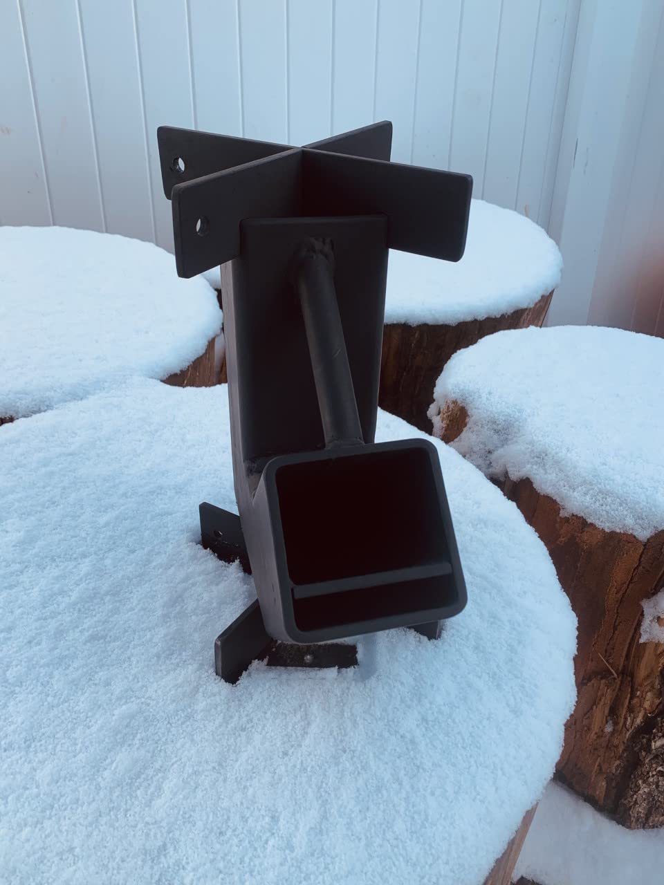 Portable Rocket Stove with Detachable Grill Top & Foldable Legs - Perfect for Camping, Backpacking, and Outdoor Cooking Adventures