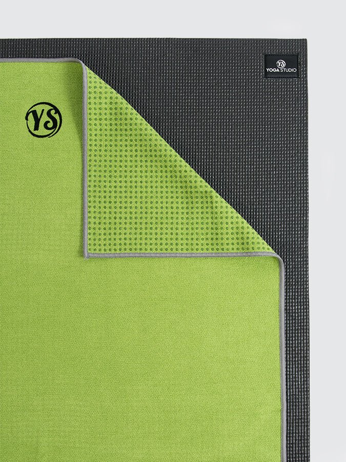 Non-Slip Premium Grip Dot Yoga Mat Towel for Hot Yoga & Pilates - Sweat Absorbent, Eco-Friendly Workout Accessory for Home & Studio Practice