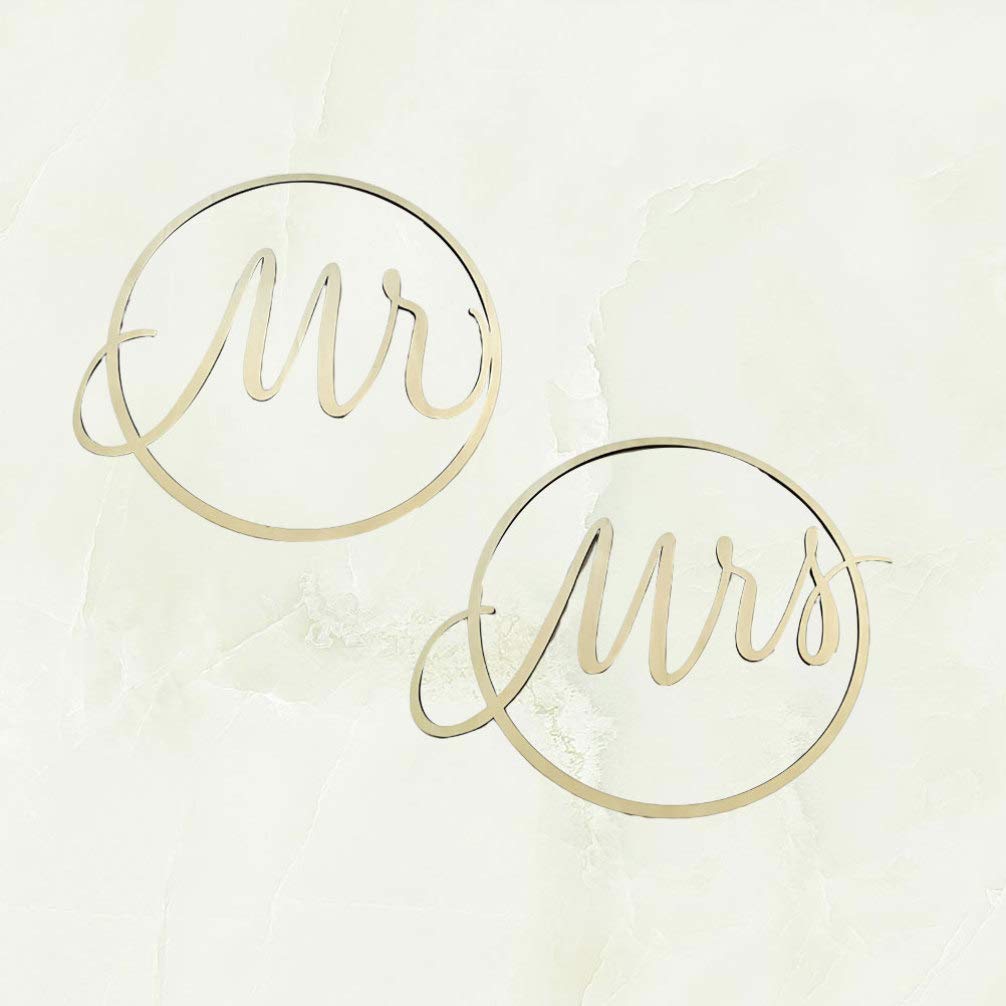 Healifty 2-Piece Wedding Chair Hanging Decor Set - Elegant Chair Pendants for Wedding, Home & Event Decorations - Perfect for Ceremony Backdrop, Reception Seating & Party Decor