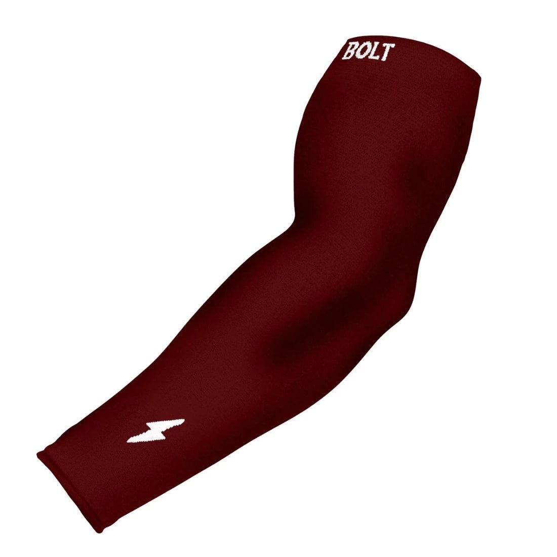 Bruce Bolt Graduated Compression Full Arm Sleeve for Baseball & Basketball - Improve Circulation & Reduce Muscle Fatigue During Sports & Workouts