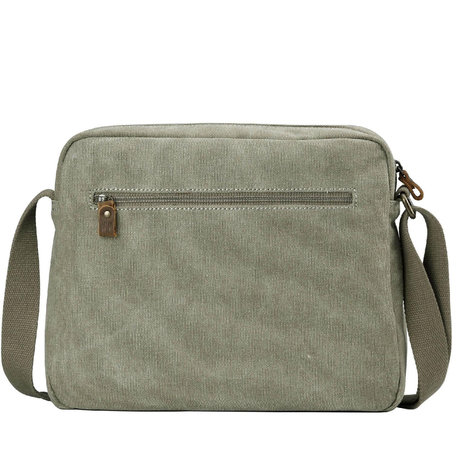 TRP0234 Troop London Classic Canvas Crossbody Bag - Stylish & Durable for Travel, Work & Everyday Use