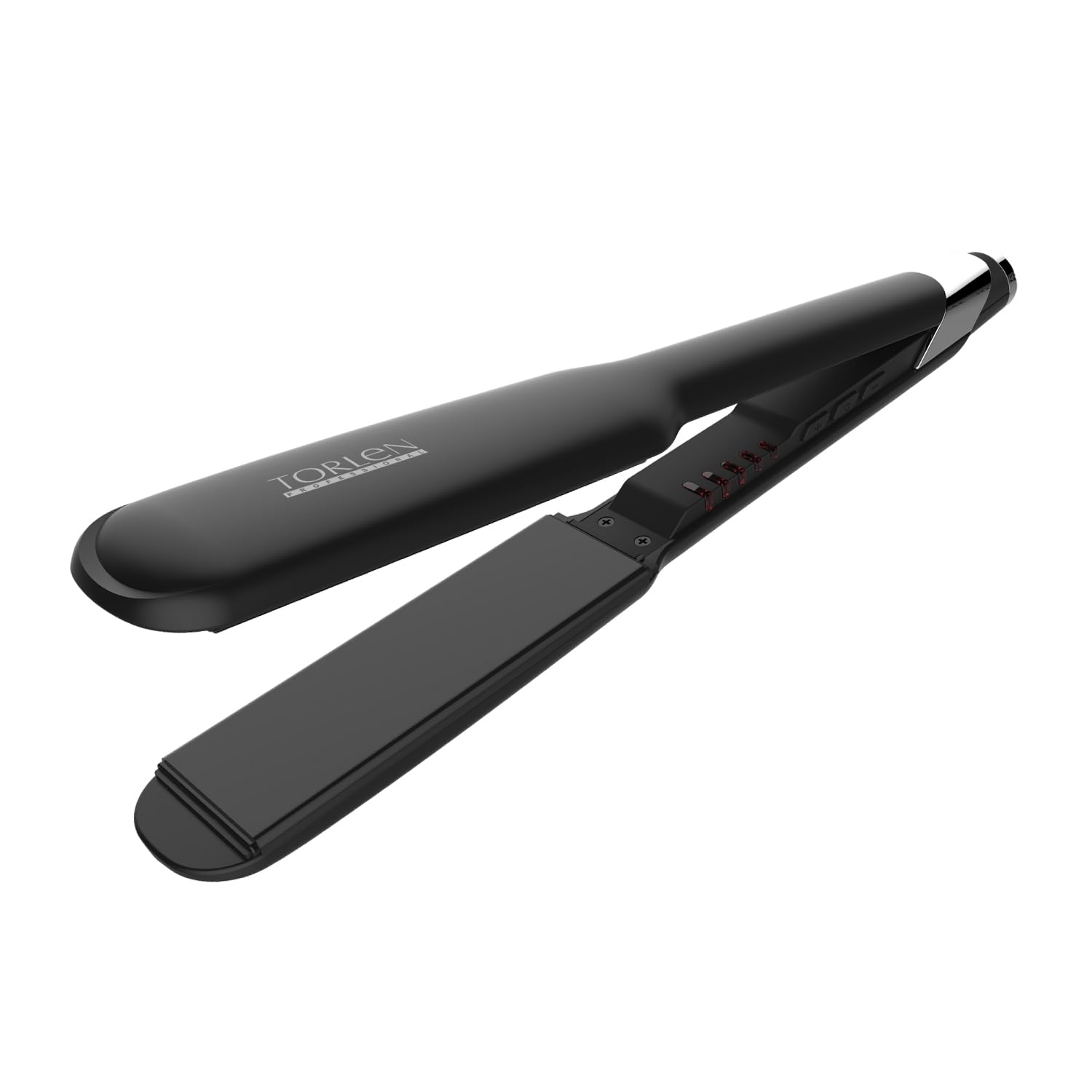 TORLEN Professional TOR 049 Tourmaline Ceramic Hair Straightener - 3D Floating Wide Plates for Long, Thick & Ethnic Hair | Fast Heating & Adjustable Temp 130-230°C | Keratin & Rebonding Treatment | Perfect for Salon, Home Use & Travel Styling