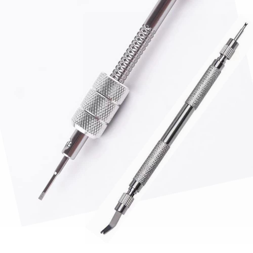Kevisae Professional Micro Precision Screwdriver Set - 5 Replaceable Blades for Watch, Eyeglass & Jewelry Repair - Perfect for Watchmakers, Jewelers & DIY Electronics Repair
