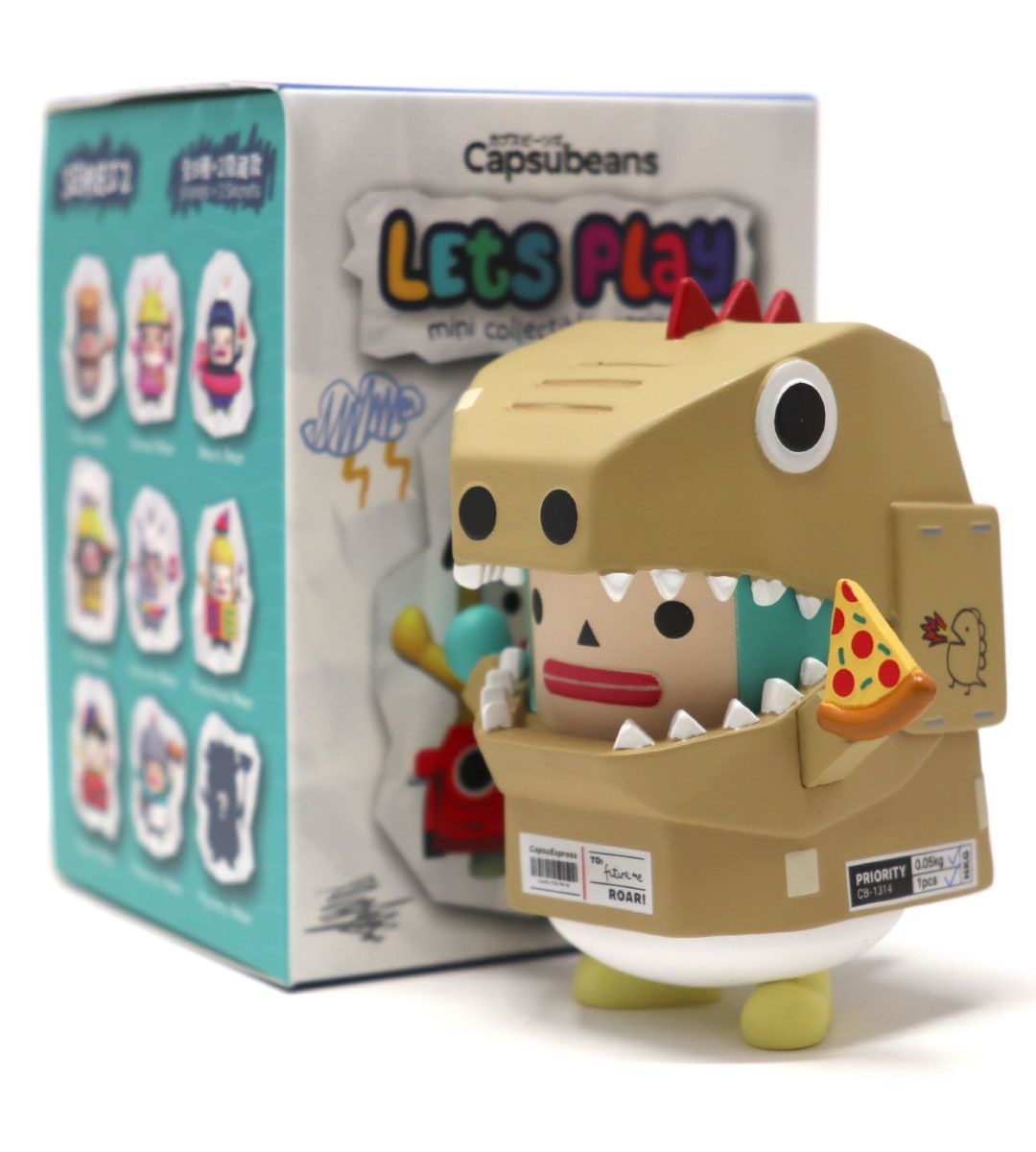 Capsubeans Series 2 Let's Play Display (8pcs) - Fun Collectible Toy Figures for Kids & Adults - Perfect for Display, Playtime, and Gift Giving