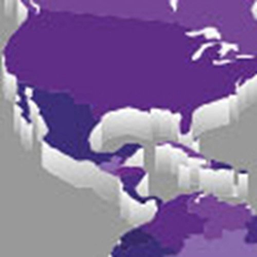 Purple Worldmap