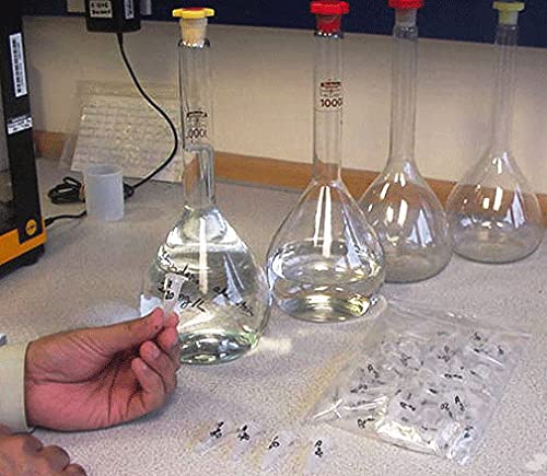 Premium Class A Volumetric Flask 25ml - Heavy Wall Borosilicate Glass with Glass Stopper - Ideal for Chemistry Labs, Scientific Experiments & Precise Liquid Measurements