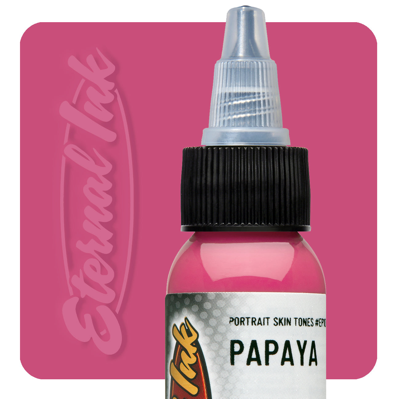 Eternal Portrait Skin Tones Papaya Ink - Professional Tattoo Ink for Realistic Skin Tone Matching | Perfect for Portrait Tattoos, Cover-ups & Realism Art