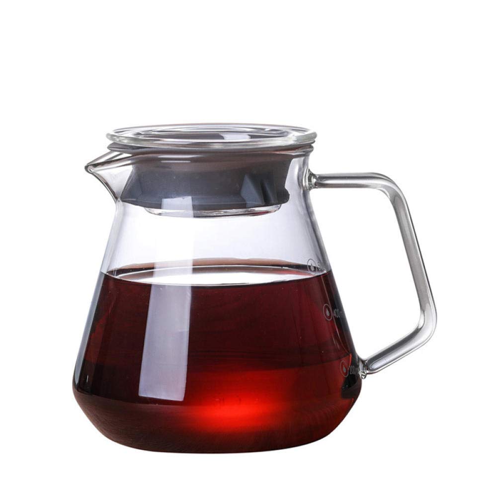 Premium French Press Coffee Maker with Borosilicate Glass Carafe - 300ml Heat-Resistant Coffee Pot for Pour Over, Cold Brew & Milk Frothing - Ideal for Home, Office & Camping Use
