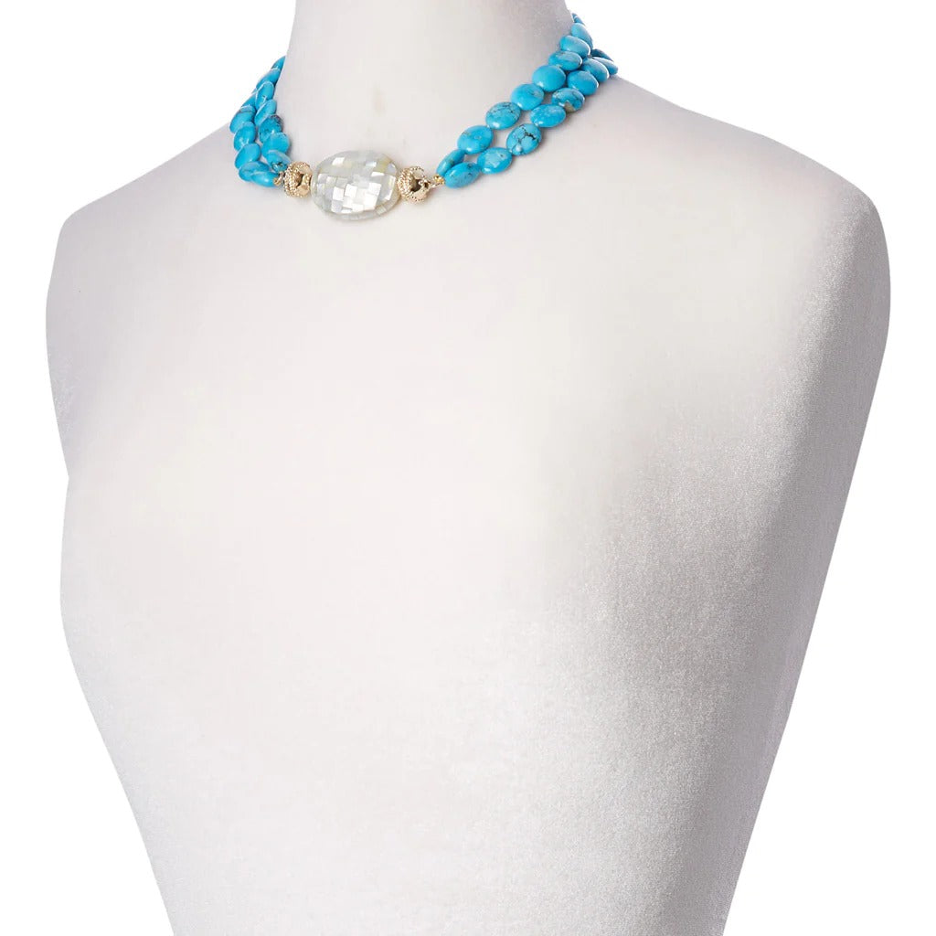 Clara Williams Elegant Mosaic Pearl Centerpiece - Perfect for Wedding, Party & Home Decor