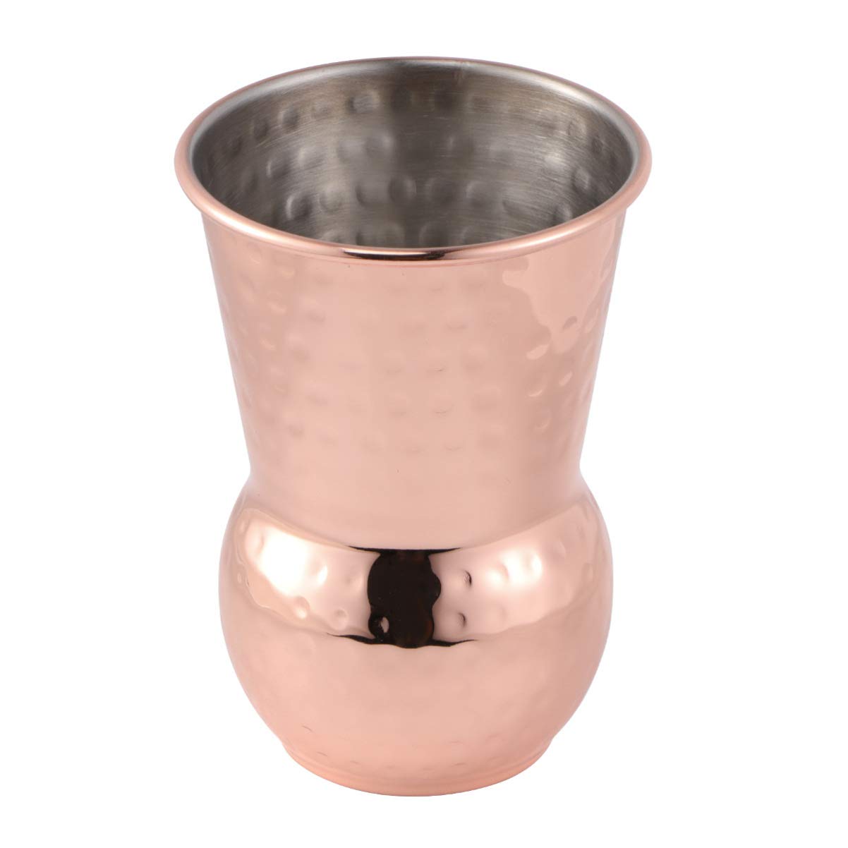 Premium Hammered Copper Mugs Set - 16oz Cocktail Cups with Shot Glasses, Durable Handcrafted Copper Moscow Mule Mugs for Whiskey, Mojito, Iced Coffee & Bar Drinks - Perfect for Parties, Home Bars & Gifts