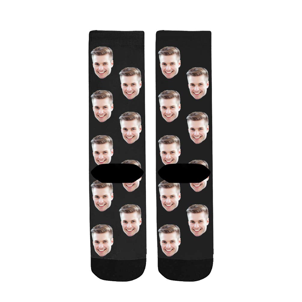 Custom Face Socks for Women & Men - Personalized Photo Crew Socks with Multiple Face Designs | Perfect for Gifts, Couples Matching & Special Occasions