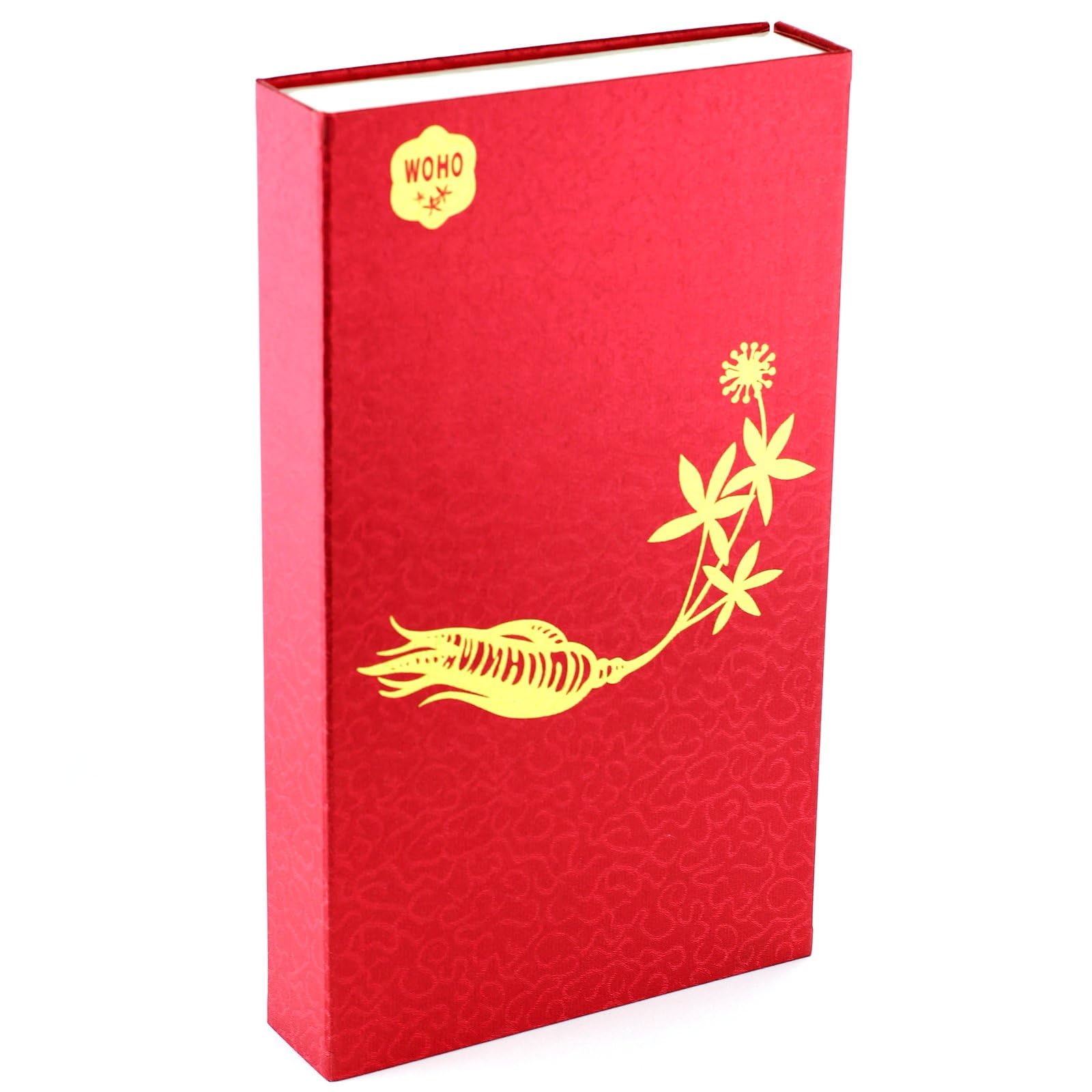 Premium Handcrafted Gift Wrap Box for 2 Bottles of WOHO American Ginseng - Elegant Present Packaging for Holidays, Birthdays & Corporate Gifting