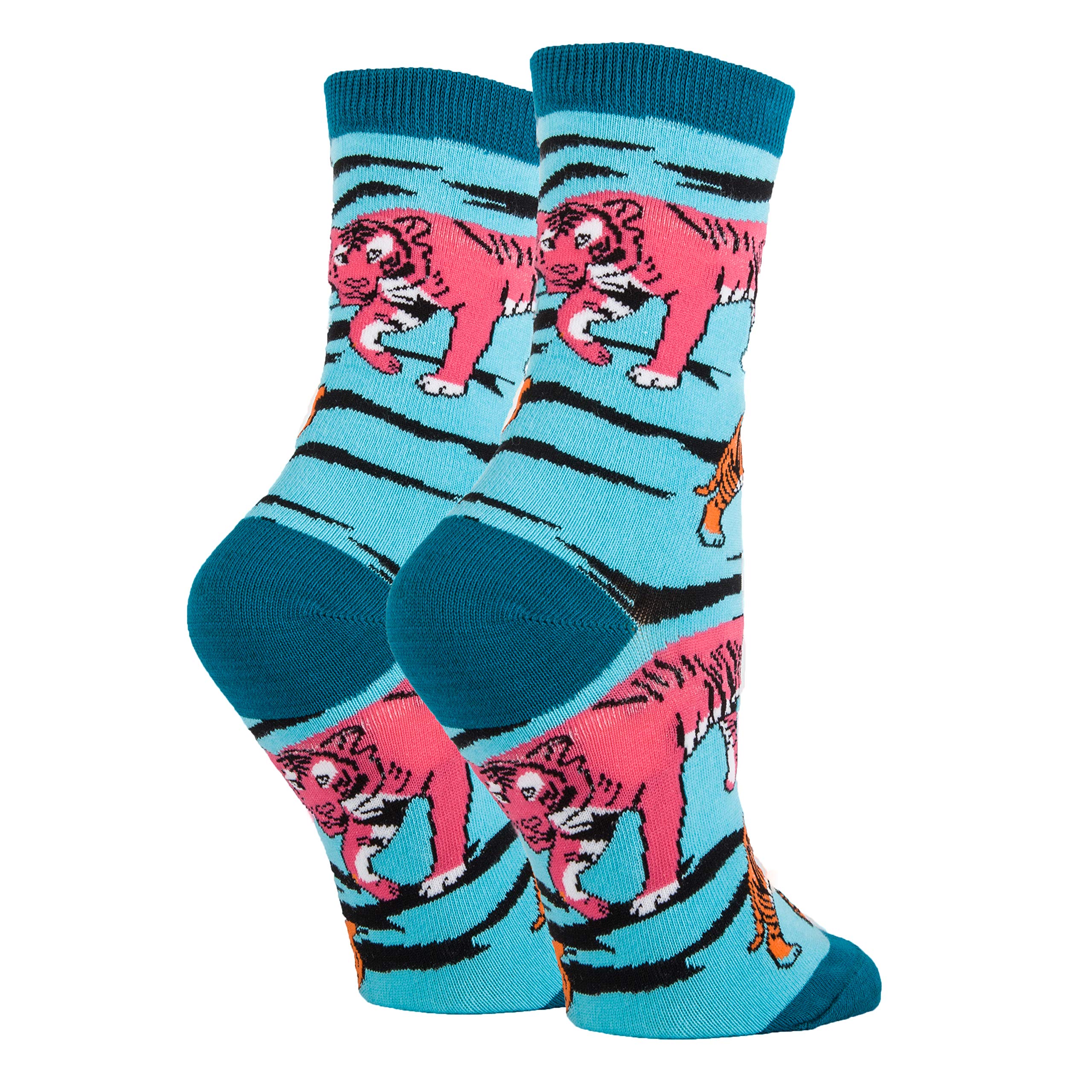 ooohyeah Women's Funny Animal Crew Socks with Cute Sayings - Soft Cotton Casual & Dress Socks for Women (Size 5-10) - Perfect for Gifts, Costume Parties & Everyday Wear