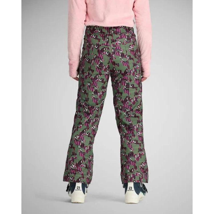 Obermeyer Junior Brooke Print Pant 2025 - Waterproof Snow Pants for Girls, Insulated Winter Ski Pants for Cold Weather - Perfect for Skiing, Snowboarding & Outdoor Winter Activities