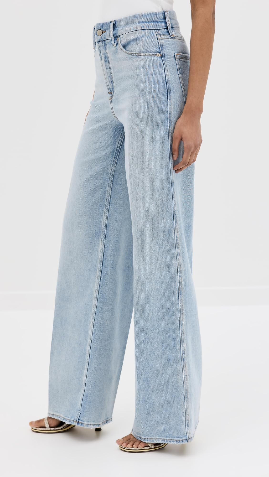 Good American Women's Good Skate Jeans - High Waist Stretch Denim for Comfort & Style | Perfect for Skateboarding, Casual Wear & Everyday Fashion