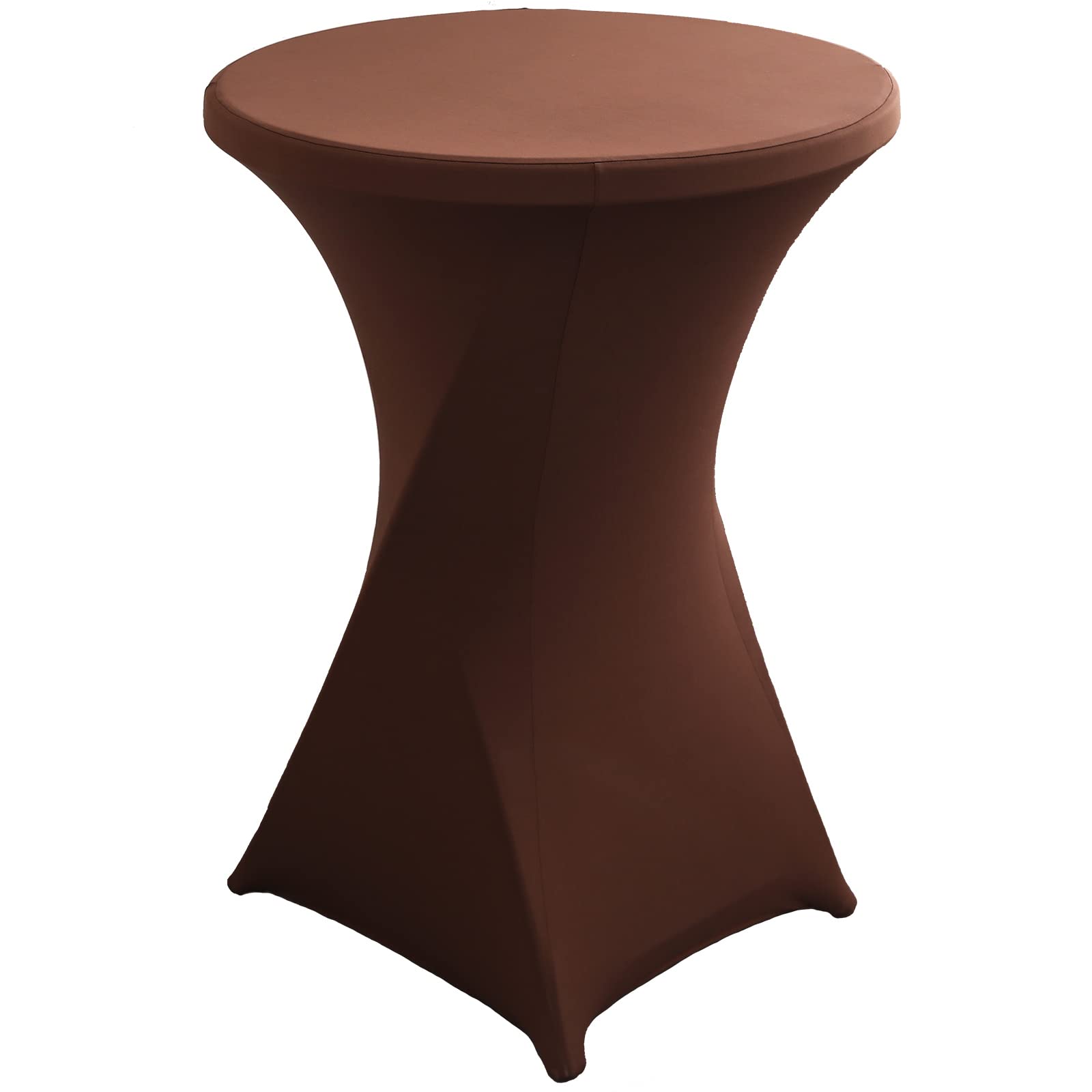 Stretch Spandex Cocktail Table Cover 32x43 Inch for Wedding & Party Decor