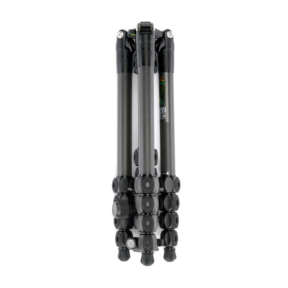 Legends Bucky Carbon Fiber Tripod System with AirHed VU Attachment - Professional Camera Support for Photography & Videography - Perfect for Outdoor Shoots, Studio Work, and Travel Filming