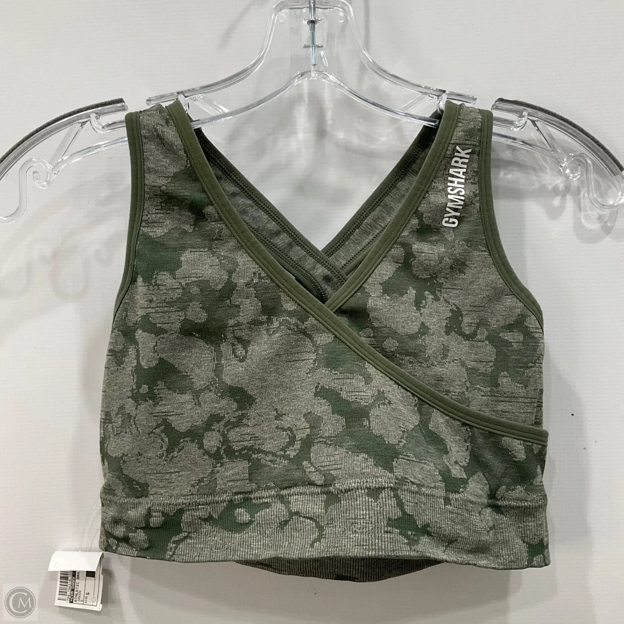 Gym Shark Green Athletic Sports Bra for Women - Size Small - High Support Workout, Running, Yoga & Gym Training