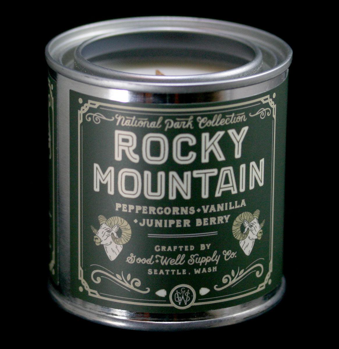 Rocky Mountain National Park Scented Candle - Natural Soy Wax, Long-Lasting Fragrance for Home, Office & Relaxation - Perfect for Aromatherapy, Gifts & Cozy Evenings