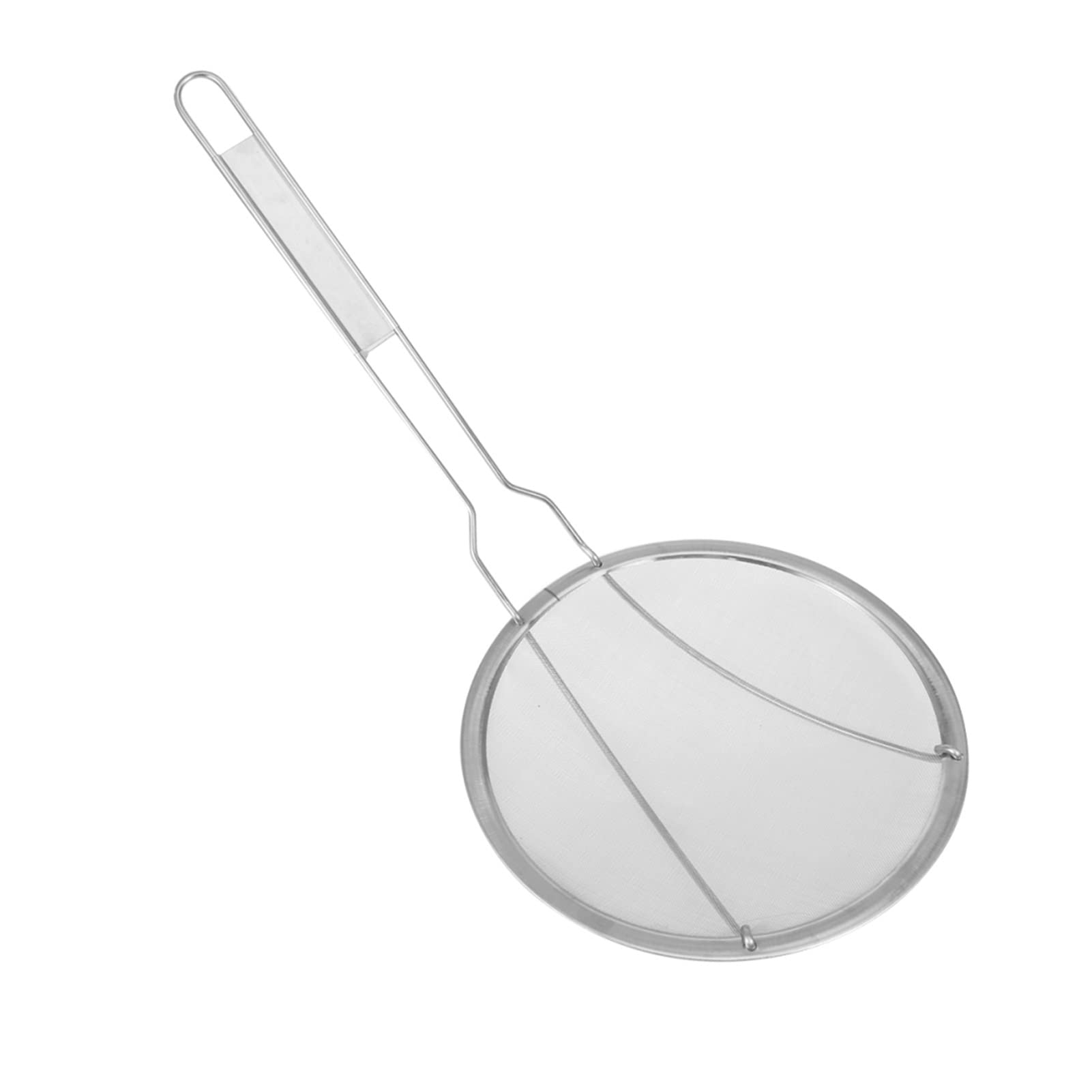SEIJY Stainless Steel Strainer Skimmer Spoon - 22cm Silver Kitchen Ladle for Noodles, French Fries, Pasta & Deep Frying - Perfect for Home, Restaurant & Commercial Use - Durable Cooking Utensil for Strainers, Skimming & Serving