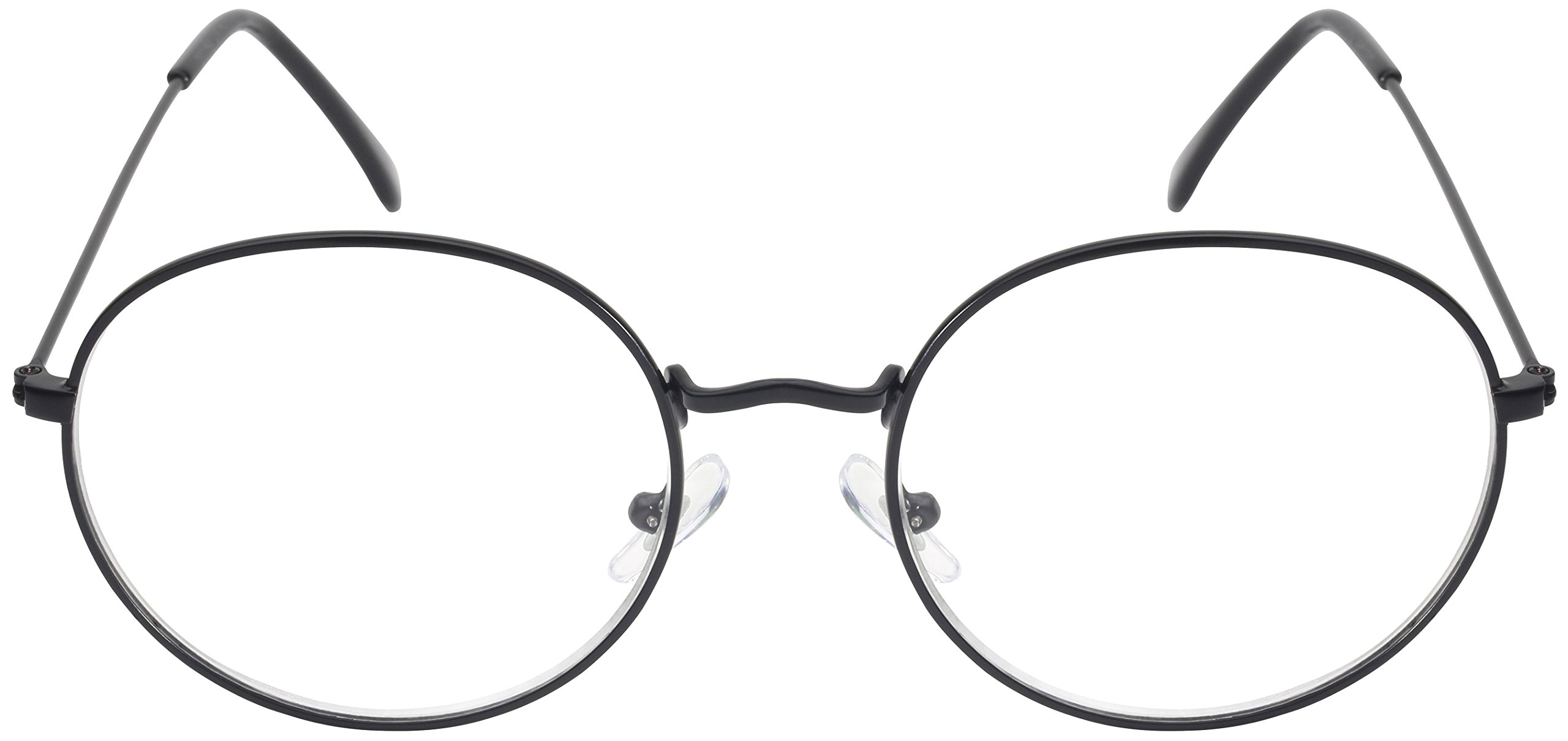 Edge I-Wear Retro Round Metal Frame Reading Glasses for Women & Men - B5106 Classic Style for Reading, Computer Use & Fashion Accessory