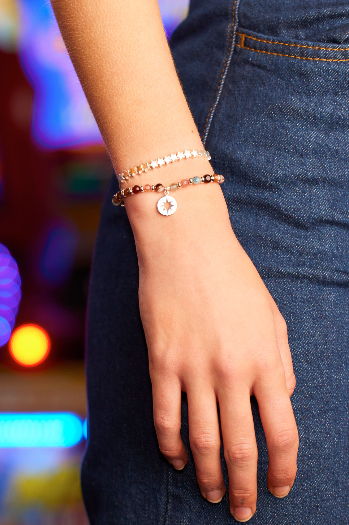 Starburst Bubble Gemstone Amelia Bracelet – Elegant Crystal Beaded Jewelry for Women | Perfect for Parties, Weddings & Everyday Wear