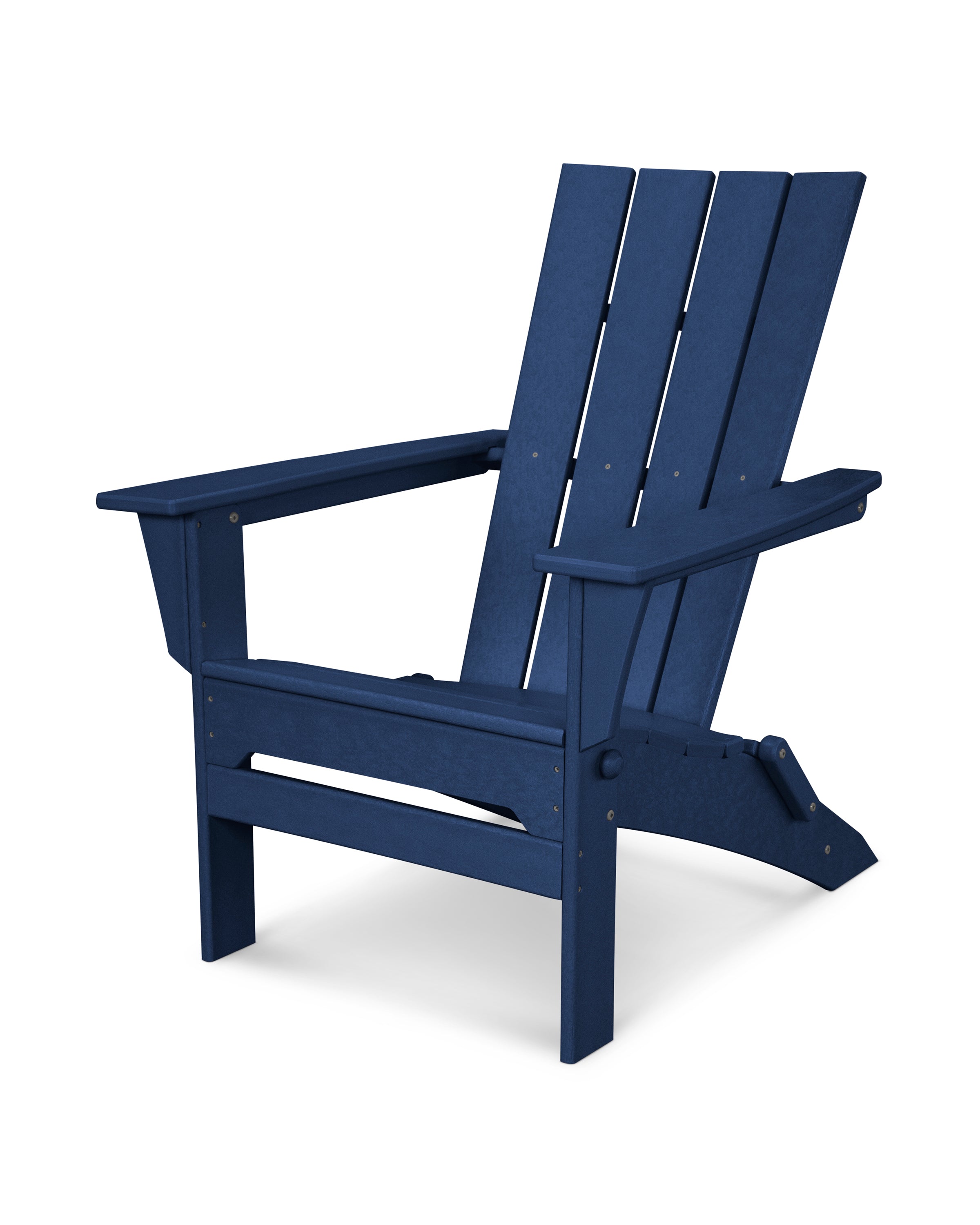 POLYWOOD Quattro Folding Adirondack Chair - Outdoor Patio Furniture, Weather-Resistant & Durable - Perfect for Backyard, Poolside, and Garden Relaxation